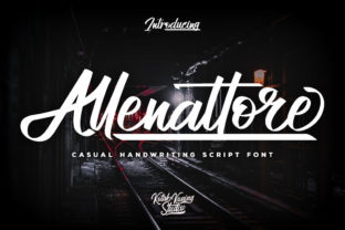 Allenattore Font: A Bold Handwritten Script for Branding