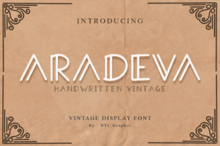 Aradeva Font: Elevate Your Brand with Handwritten Typography