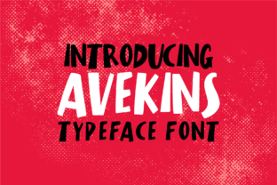 Avekins Display Font for Cheerful Editorial Designs