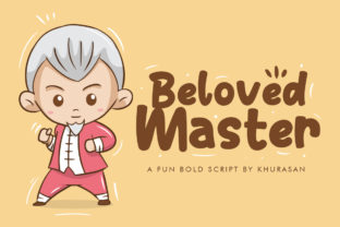 Beloved Master Font: A Cheerful Display Typeface for Digital Projects