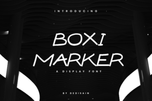 Boxi Marker Font for a Sweet Brand Makeover