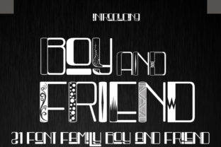Boy and Friend Font: Modern Display Typography for Digital Projects
