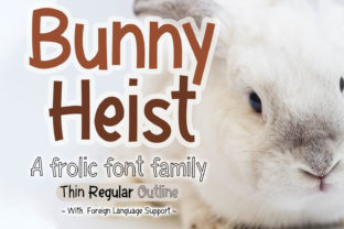 Bunny Heist Font for Playful Brand Campaigns