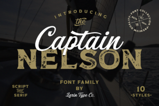 Captain Nelson Font for Bold Branding and Display Typography