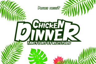 Chicken Dinner Font for Kid-Friendly Branding and Creative Projects