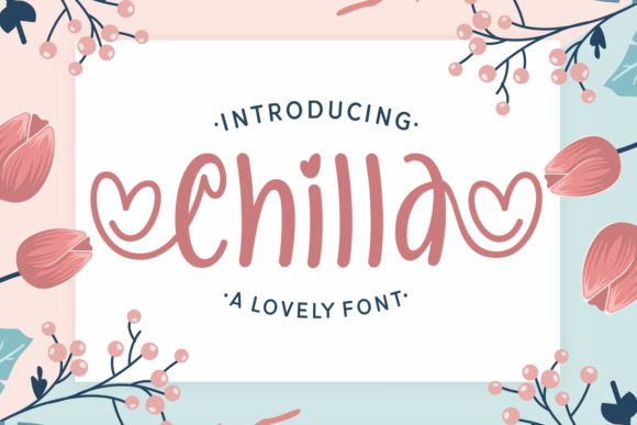 Chilla Font: A Playful Script for Editorial Design
