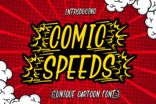 Comic Speeds: A Dynamic Display Font for Cartoon-Themed Branding