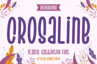 Crosaline Font for Bold and Playful Campaign Design