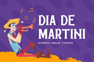 Dia De Martini Font: A Playful Display Typeface for Kids-Centric Campaigns