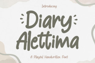 Diary Alettima Font: Playful Typography for Digital Branding