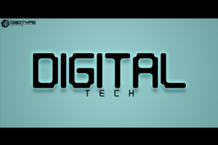 Digital Font for Modern Editorial Design