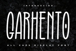 Garhento: A Bold Display Font for Digital Branding