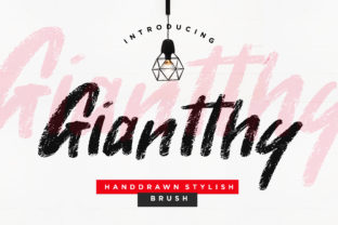Giantthy Font for Handmade and Display Projects