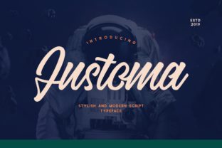 Justoma Display Font for Playful Editorial Design