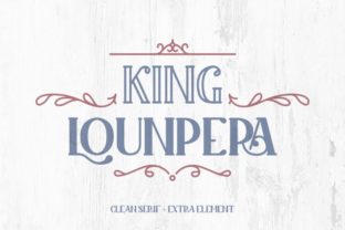 King Lounpera Font: A Creative Typeface for Branding and Display Design