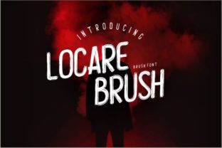 Locare Brush Font: A Stylish Display Typeface for Creative Branding