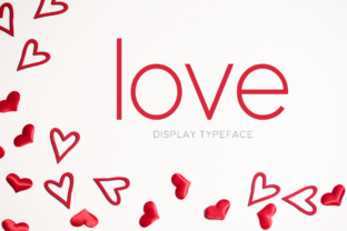 Love Display Font for Editorial Design