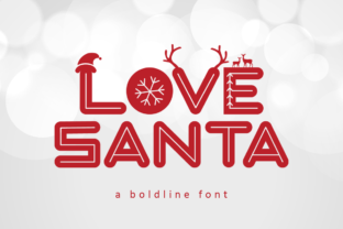 Love Santa Font for Festive Business Branding