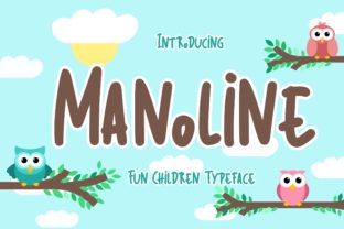 Manoline Font: A Playful Typeface for Editorial Design