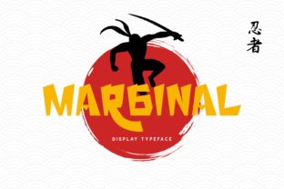Marginal Display Font for Creative Product Makers