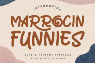 Marrocin Funnies Font for Playful Branding Projects