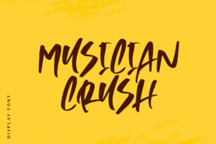 Musician Crush Font: A Bold Display Typeface for Creative Projects
