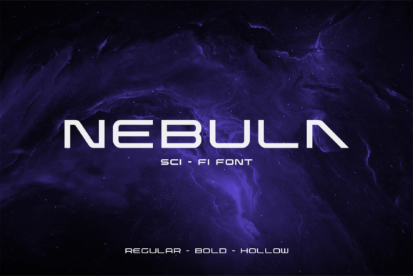 Nebula Font for Futuristic Web Design Projects