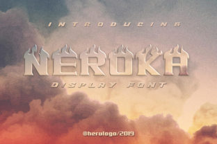 Neroka: A Bold Display Font for Fiery Branding Projects
