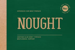 Nought Font: A Playful Typeface for Business Branding