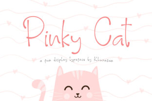 Pinky Cat Font for Cheerful Editorial Design