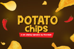 Potato Chips Font for Bold, Cheerful Campaign Design