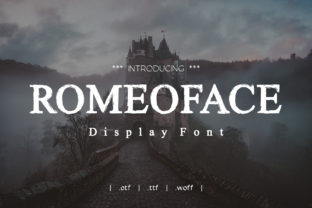 Romeoface Display Font for Classy Web Designs