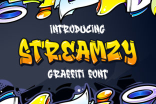 Streamzy Font Review: A Confident Graffiti-Style Typeface for Bold Designers