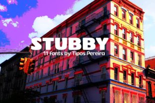 Stubby — A Sweet Display Font for Stronger Campaigns