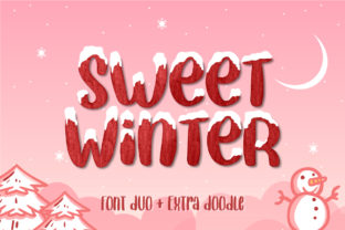 Sweet Winter Font for Holiday Cards and Seasonal Designs
