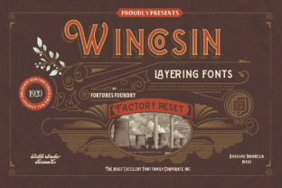 Wincosin Font: A Vintage Display Typeface for Memorable Branding