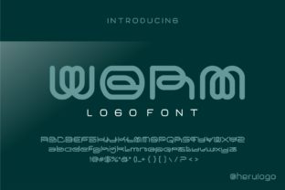Worm Font: A Single-Line Typeface for Bold Branding